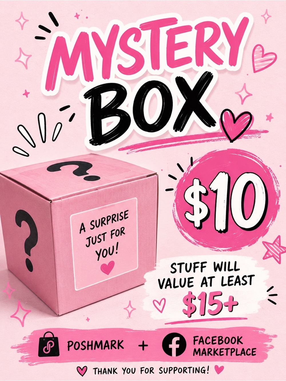 Pink Mystery Box - Surprise Gift